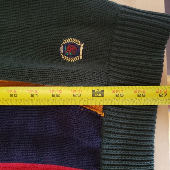 VINTAGE • Tommy Hilfiger color block knit sweater - Picture 9 of 9